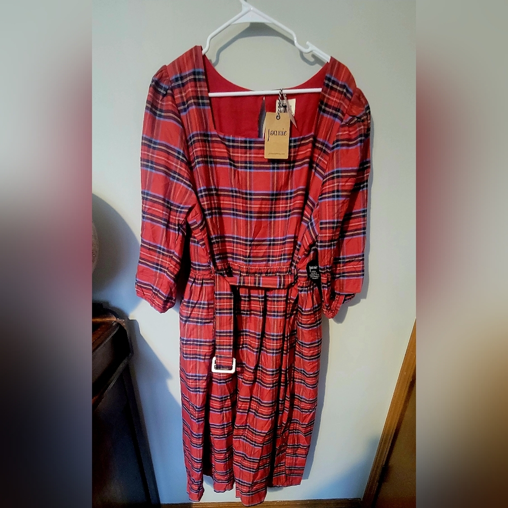 Red Plaid Dress